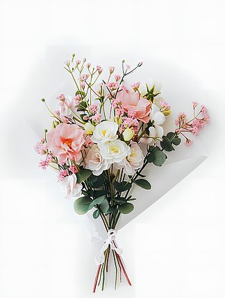 雛菊禮盒 白色床上的清新浪漫